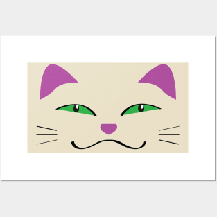 Green Eyes Pink Nose Posters and Art